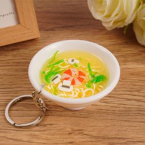 Wholesale of Realistic Food <b>Large</b> Bowl Ramen Keychain Pendants Creative Car Keychains Couple Bag Pendants - Product Image 4