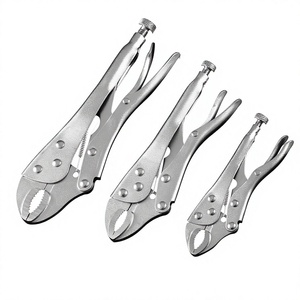 Pince à serrage en acier au chrome vanadium, 6 pouces, à mâchoires dentelées, qualité industrielle, pour serrage et fixation robustes - Product Image 1