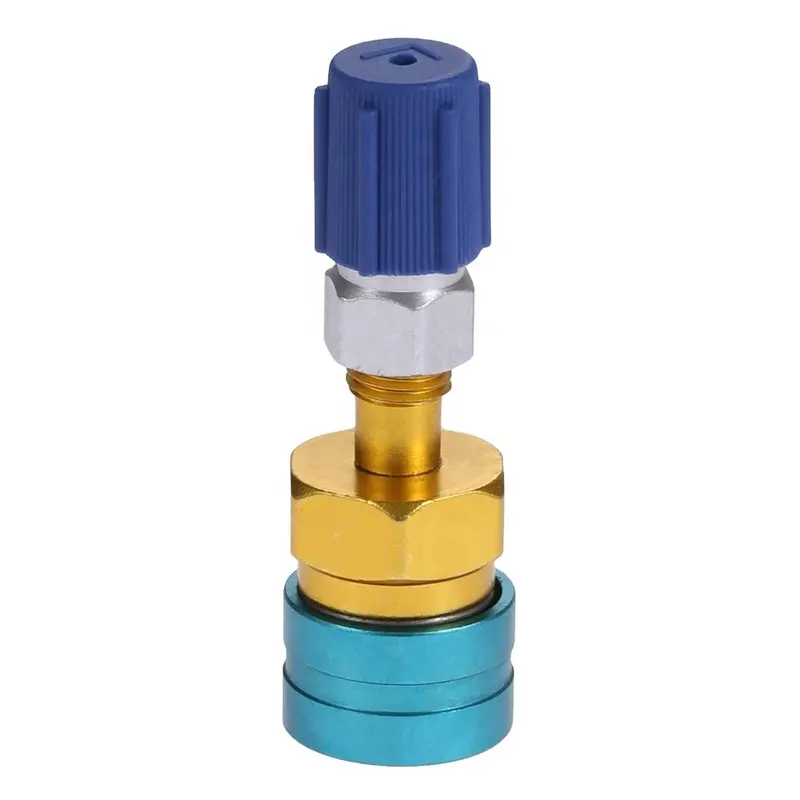 R1234yf Low Side Quick Coupler R1234yf to R134A AC Charging Hose Adapter Fitting Connector for Car Air Conditioner