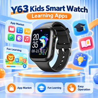 Montre connectée 4G Y63 pas chère pour enfants, appel vidéo, assistant vocal IA, caméra HD, montre connectée étanche pour enfants de 1,44 pouce