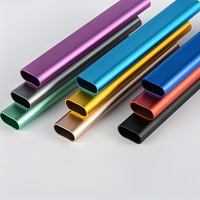 Tubes creux en aluminium T5 T6 6061 6063 personnalisés Tubes rectangulaires carrés en aluminium extrudé Tube carré en aluminium