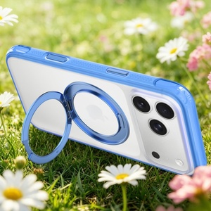 เคสโทรศัพท์แม่เหล็กแบบด้านหรูหราสำหรับ iPhone 18 17 Pro Max พร้อมการปกป้อง 360 องศา °   ฝาครอบป้องกันปุ่มสัมผัส AI สำหรับขาตั้งโทรศัพท์ - Product Image 4