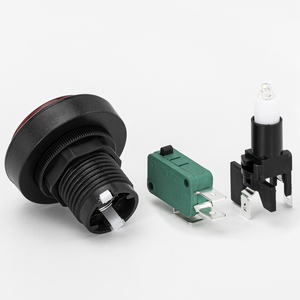 Cá Trò Chơi Tiền Mặt Out Button Arcade Nút Màu Sắc Đèn <span class=keywords><strong>Led</strong></span> Đèn Vòng Trò Chơi Máy Arcade <span class=keywords><strong>Push</strong></span> <span class=keywords><strong>Buttons</strong></span> Với Micro - Product Image 4