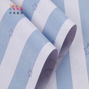 Papier peint autocollant en vinyle à rayures roses et blanches, imperméable, pour étagères, armoires, commodes et murs de <span class=keywords><strong>chambre</strong></span> de filles - Product Image 2
