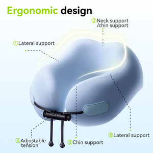 Biể<span class=keywords><strong>u</strong></span> tượng tùy chỉnh máy bay cổ tử cung ngủ thoải mái cổ gối in xách tay hình chữ <span class=keywords><strong>U</strong></span> Bộ nhớ bọt du lịch gối - Product Image 3