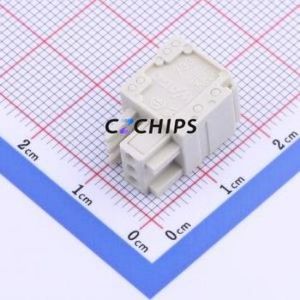 733-103 Plug-in Terminal Block Connector ( Pitch: 2.5mm )( Color: Gray )( Total PIN Count: 3P )( Number of Rows: 1 ) - Product Image 1