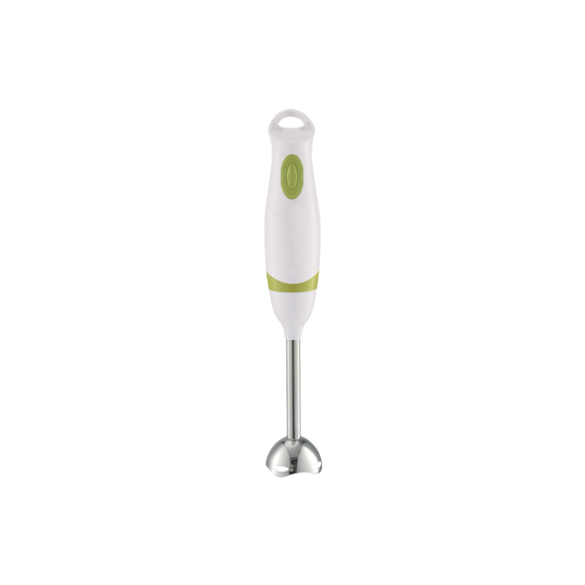 Portable Mini Electric Hand Blender Knob Control Mashing Function 2 Blades Easy-Cleaning ABS Housing for Household Hotel Use