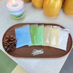 Cire végétale en vrac mélangée, à faible émission de fumée, pour bougies chauffe-plat en pot parfumées à l'aromathérapie, pour la fabrication de bougies, Pâques, Nouvel An, bars, usine - Product Image 5