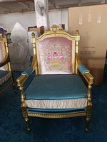 Palais rétro français sculpté lumière luxe tissu chaise de loisirs villa haut de gamme salon style européen canapé simple