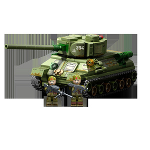 Blocs de construction de char T-34, modèle militaire, jouet d'assemblage pour garçons de 8 à 13 ans, 400 à 800 pièces - Product Image 5
