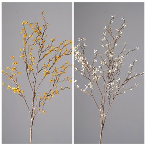 ดอกฟรีเซียประดิษฐ์ CallaFloral สีขาวนมเหลือง ทำจากพลาสติก สำหรับตกแต่งงานแต่งงาน 66947 - Product Image 3
