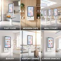 Système de point de vente tactile intérieur AWSTOUCH 21,5 pouces avec plateau, paiement en libre-service, résolution 1920x1080, SDK activé