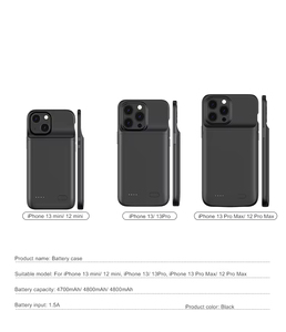 Ngân hàng điện trường hợp sạc điện thoại trường hợp trở lại clip cho Iphone 14 <span class=keywords><strong>Pro</strong></span> Max iPhone 12/13 /14/15Promax pin sạc trường hợp - Product Image 3