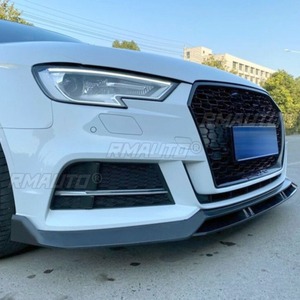 ลิ้นกันชนหน้ารถยนต์สำหรับ Audi A3 รุ่นปี 2014-2016 ชุดแต่งกันชนหน้า ป้องกันการกระแทก อุปกรณ์ตกแต่งรถยนต์ - Product Image 3