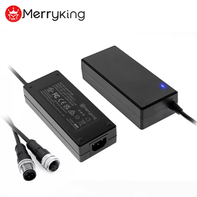 Merryking CE/FCC List 24V 2.5A AC/DC Switching Power Adapter 12V 5A Wall-Mounted Plug for Print Equipment
