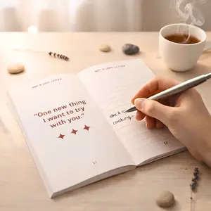 LABON No es una carta <span class=keywords><strong>de</strong></span> amor, diario guiado para parejas, 30 propuestas románticas, <span class=keywords><strong>libro</strong></span> <span class=keywords><strong>de</strong></span> regalo para aniversario o San Valentín para novio o novia - Product Image 6