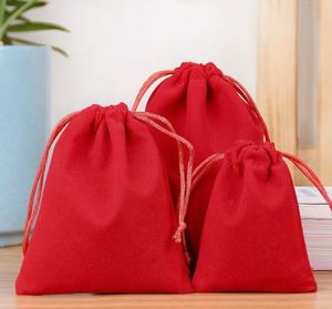 Bolsa de Terciopelo Pequeña con Cordón para Joyería y Almacenamiento de Audífonos/Baterías Portátiles para Mujer, Precio de Fábrica, en Stock - Product Image 5