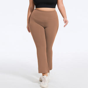 <span class=keywords><strong>Leggings</strong></span> da donna Plus Size a vita alta da Yoga pantaloni Fitness alla moda stile pesca <span class=keywords><strong>effetto</strong></span> dimagrante Casual svasato a vita media <span class=keywords><strong>Leggings</strong></span> - Product Image 4