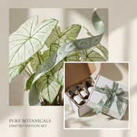 Ruban imprimé feuille de Caladium E-Magic Designer, écologique, 1 pouce, 100% polyester satiné, pour travaux manuels et décoration de gâteaux