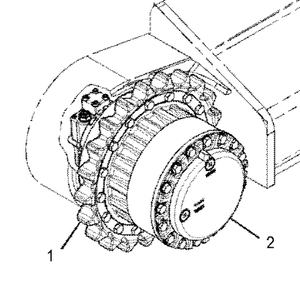 324D 324E 326D L Réducteur de translation 353-0494 378-9563 334-9986 378-9562 Pièces d'excavatrice GP - Product Image 2