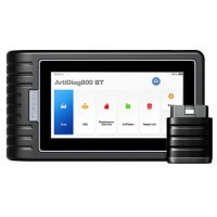 Outil de diagnostic multi-systèmes TOPDON Artidiag 800 BT de niveau intermédiaire avec 28 fonctions de service, mise à jour gratuite pendant 2 ans, multilingue
