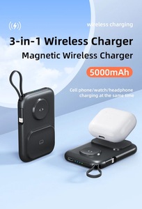 Nouvelle mini montre connectée avec chargeur sans fil coréen KC et batterie de 5000 mAh, puissance de sortie 10W - Product Image 2