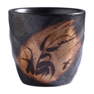 XUANHUI stile giapponese Japandi Design ceramica <span class=keywords><strong>porcellana</strong></span> <span class=keywords><strong>da</strong></span> tè per caffè e Matcha Vintage Homestay tazza di specialità 150ml di capacità - Product Image 5
