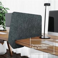 Dessus de table Déflecteur Table Clapboard Polyester Fiber Screen Board Table Top Partition Board Panneau de bureau pour le bureau