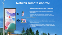 Уличный рекламный LED-экран на солнечных батареях с высокой яркостью P4-P10, уличные фонари, динамические видеобилборды