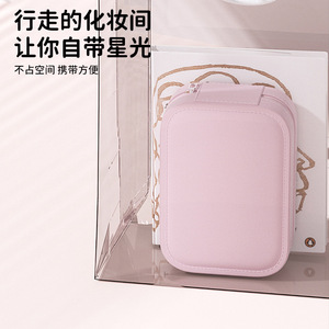 LED Makeup <b>Mirror</b> With Light Folding Portable <b>Smart</b> High Definition For Student Dormitory Desktop Use - Product Image 2