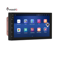 Reproductor Multimedia para Auto Podofo 2 Din con Pantalla QLED de 7 Pulgadas, Carplay, 8+128G, Android, Radio, WIFI, 4G, SIM, Android Auto, DSP, EQ