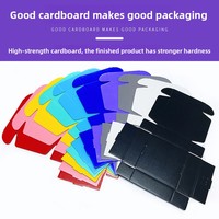 Boîte d'emballage pliable en carton ondulé personnalisée avec logo imprimé, plateau plat, découpe sur mesure, fermeture magnétique double face