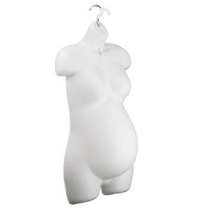 Maniquíes de medio cuerpo personalizados para mujeres embarazadas, ropa interior colgante de plástico PP, forma de vestido - Product Image 2