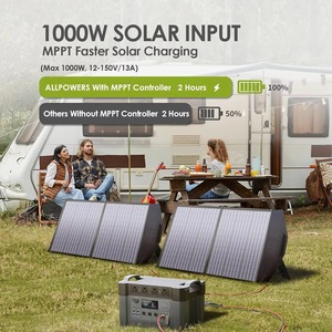 Générateur solaire ALLPOWERS SS009 PRO 2400W (pic) 1451.6Wh LiFePO4 MPPT avec 4 prises AC 2400W, UPS <15ms pour la maison/le camping-car et le camping - Product Image 3