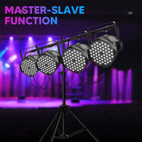 Luz de Escenario Big Dipper LP009, Iluminación LED para DJ, LP009 54*3w RGBWA Ámbar, Luz de Club, Control DMX 512, Pantalla para Bar DJ