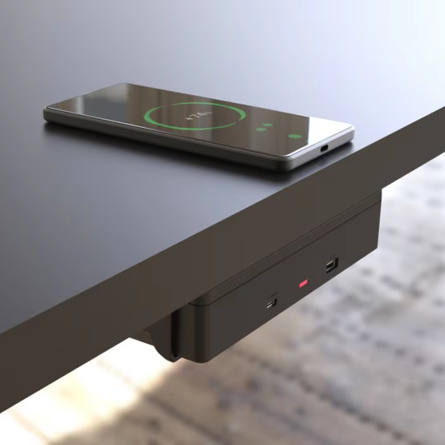 OEM ODM 60W Electric Battery Charging Station Hidden Desk Wireless Charger 40,000 MAh Capacity Laptop Mobile Phone OTP