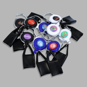 Tùy chỉnh nhẹ hơn Logo xách tay mini có thể thu vào Keychain chủ - Product Image 4