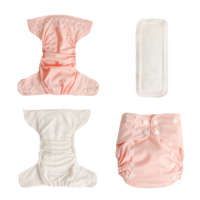 2020 Offre Spéciale tête ronde collet carré nouveau design doux doux réutilisable réutilisable couche-culotte bébé en bambou avec absorbent insert en bambou