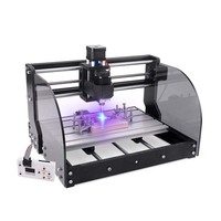Controlador CNC 3018 Pro Max para grabado láser en madera, controlador offline ER11 GRBL, máquina fresadora de sobremesa de 3 ejes para PCB, con un solo rodamiento.