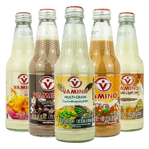 Factory Price Milk Exotic Snacks Exotic Beverages Healthy Drinks Soy Products 330ML Thai Soy Milk Products Vamino Soy