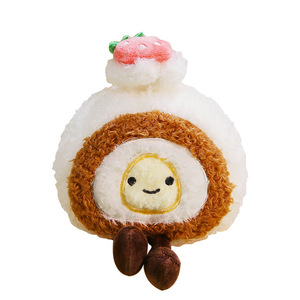 <span class=keywords><strong>Peluche</strong></span> Gâteau Kawaii, Adorable Poupée en <span class=keywords><strong>Peluche</strong></span> Dessert, Coussin Alimentaire Doux, Cadeau d'Anniversaire pour Enfants, Décoration, 13cm, Coton PP, Coussin Réconfortant - Product Image 4