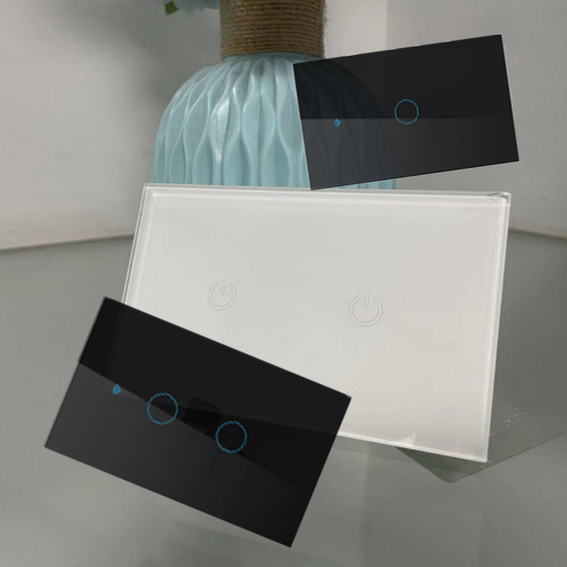 Doodle Smart Home Zigbee Touch Switch with App Remote Control 4-Way 4 Outlets PC Material IP16