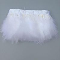Rose couture tissu frange marabout dinde plume garniture pour enfant artisanat bricolage créatif carnaval costume vêtement jupe vêtements robe