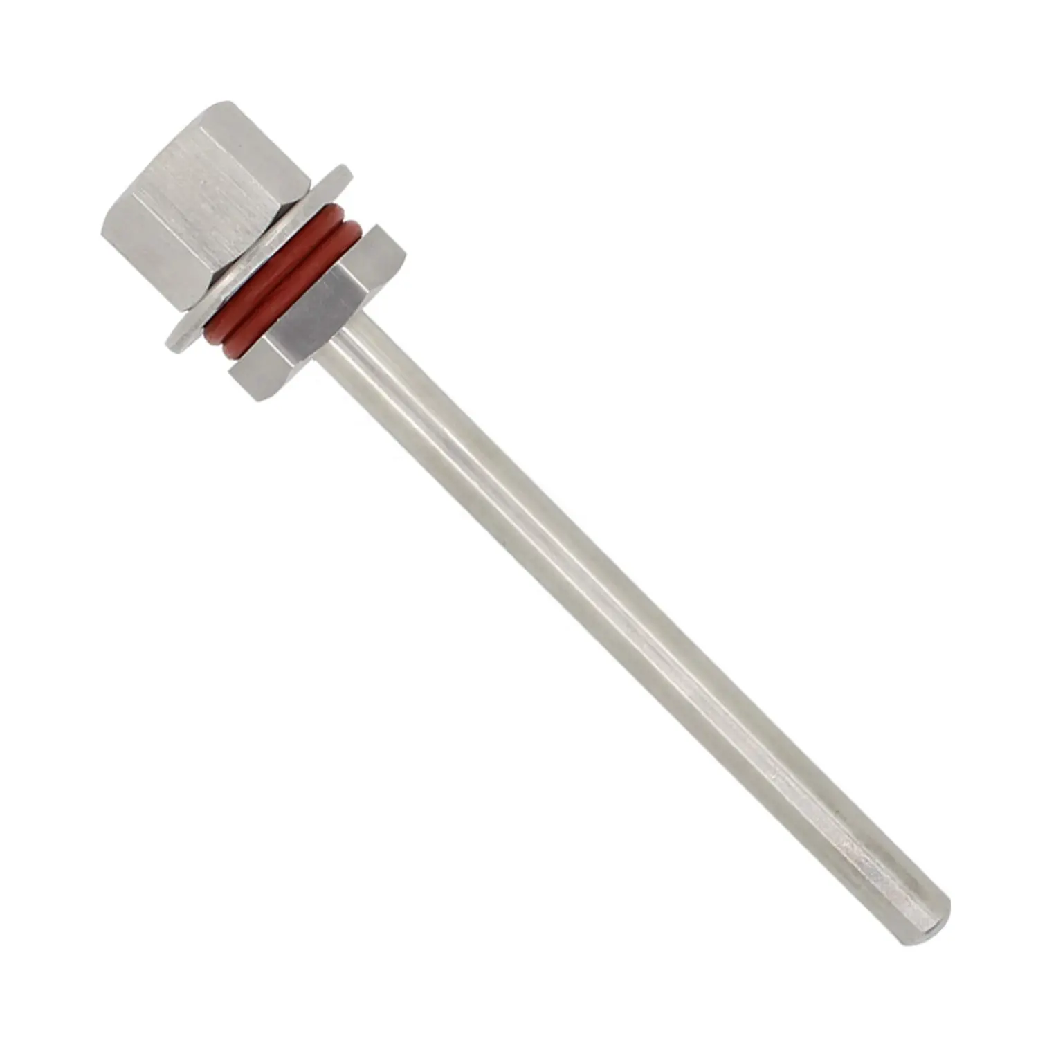 1/2 pouces thermowell sans soudure avec joint d'écrou à vis en acier inoxydable 304 pour brassage à domicile 30mm 50mm 100mm 150mm 200mm 300mm