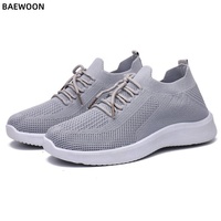 BAEWOON C17 Chaussures de sport pour femmes 2025 – Baskets décontractées tendance en maille respirante, chaussures de course à talon plat en noix de coco