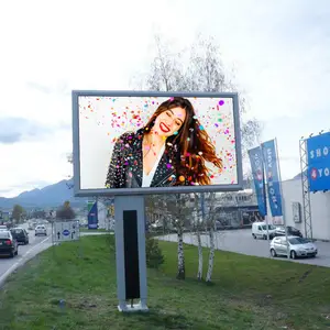 Grande P5 P6 P8 P10 Pantalla LEVOU Tela Full Color Outdoor de Publicidade Levou Outdoor