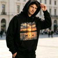 Fabricant professionnel de sweats à capuche pour impressions graphiques réalisées avec la technologie DTF Heat.