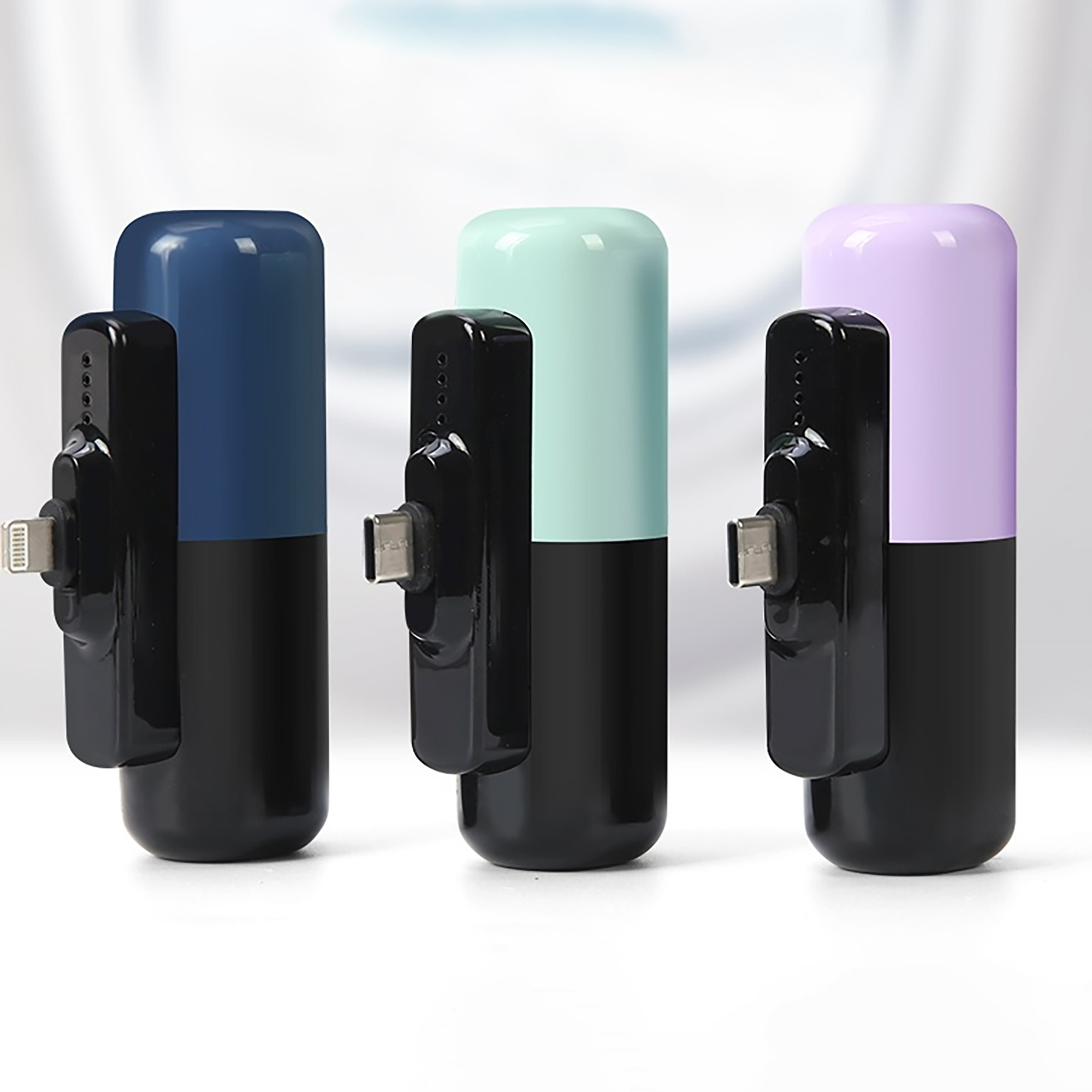 Consumer Electronics Smart Gadgets 2026 Mini 5000mAh Portable Power Bank Type-C 21700 Lithium Battery 10W Output 8-PIN Outdoor