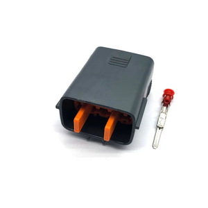 ขั้วต่อกันน้ำแบบ 8 พิน อัตโนมัติ สีดำ PBT IP20 สำหรับใช้ในรถยนต์ - Product Image 2