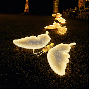Momovalley năng động có cánh bướm dẫn đèn đám cưới không thấm nước trang trí không khí trang trí cho các bên và đám cưới - Product Image 1